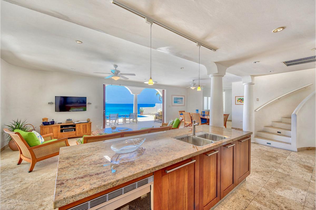 Pool Villa St Martin - Kitchen area